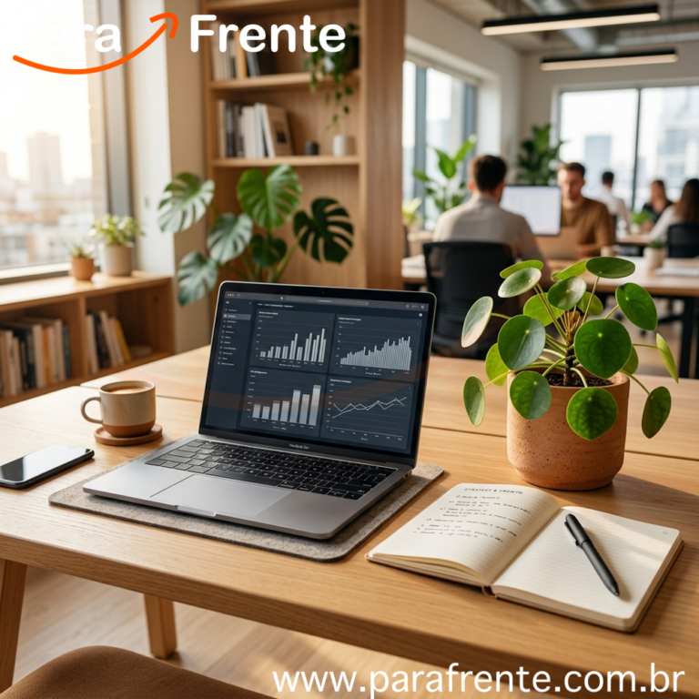 Espaço de trabalho moderno simbolizando preparação para o futuro do mercado de trabalho